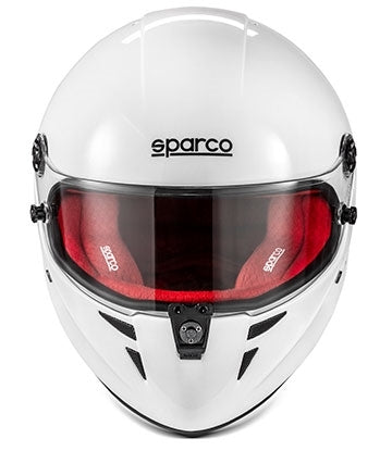 SPARCO Stealth RF Helmet - XX Large - White/Red - BRH0007B0W092XL