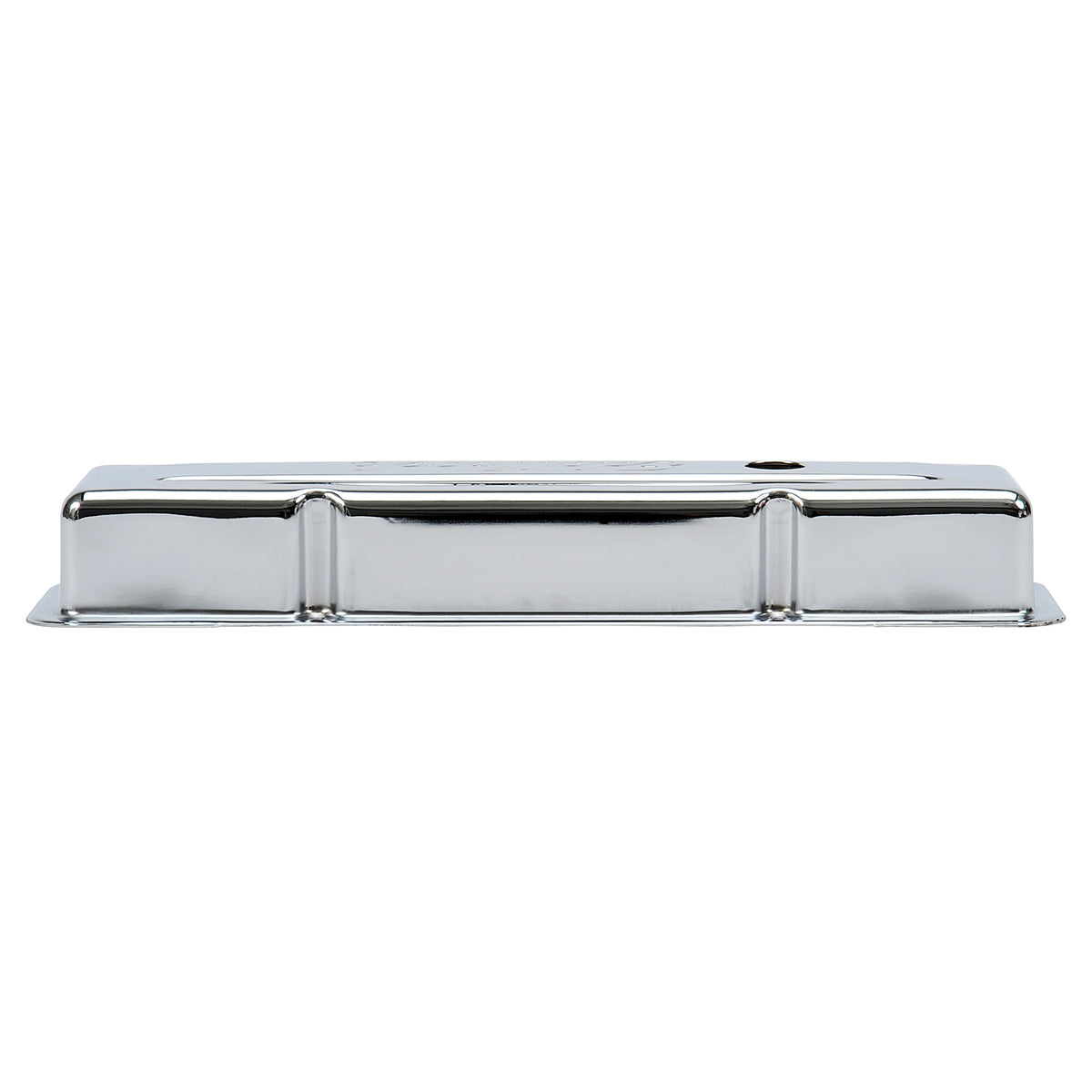 Edelbrock Valve Cover Signature Series Chevrolet 1959-1986 262-400 CI V8 Low Chrome - 4449
