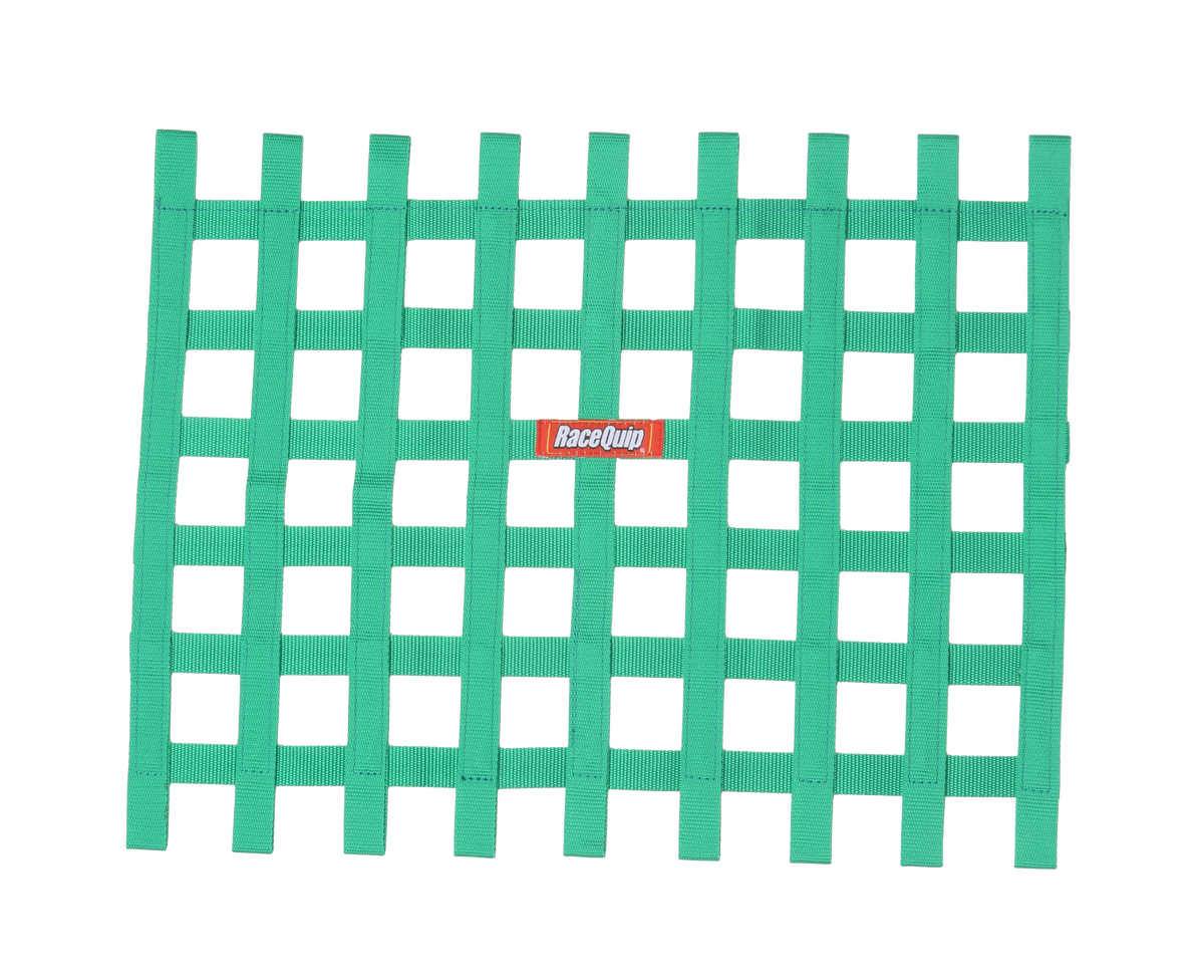 RaceQuip Green Ribbon Window Net