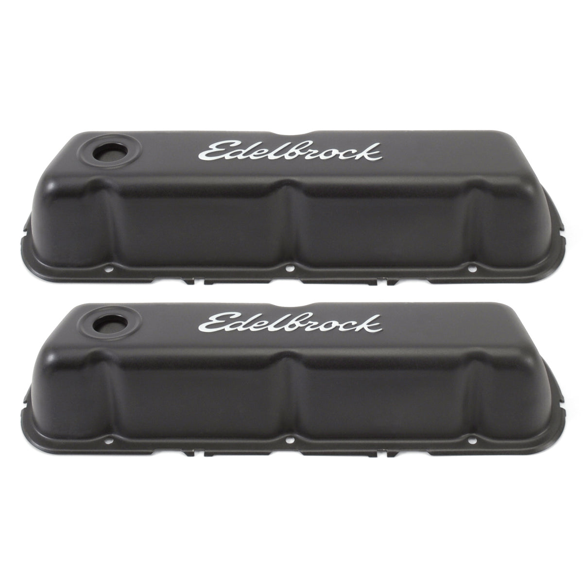 Edelbrock Valve Cover Signature Series Ford 260-289-302-351W CI V8 Black - 4603