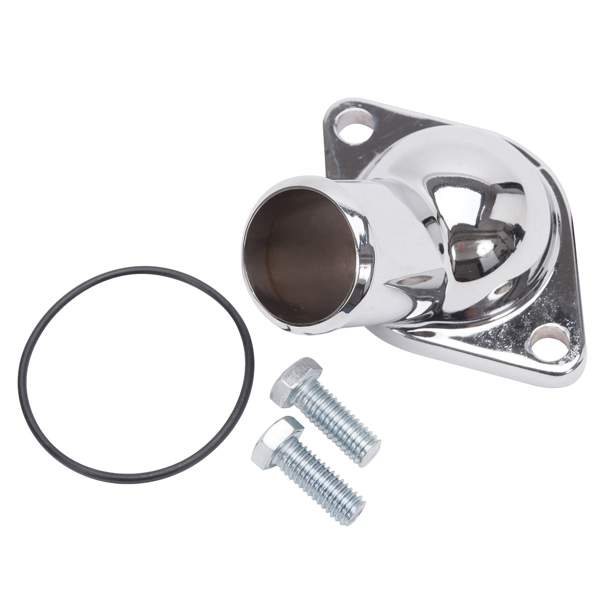 Edelbrock Chevy 4.3L V6/Chevy V8 15 Deg. Chrome Waterneck - 4809