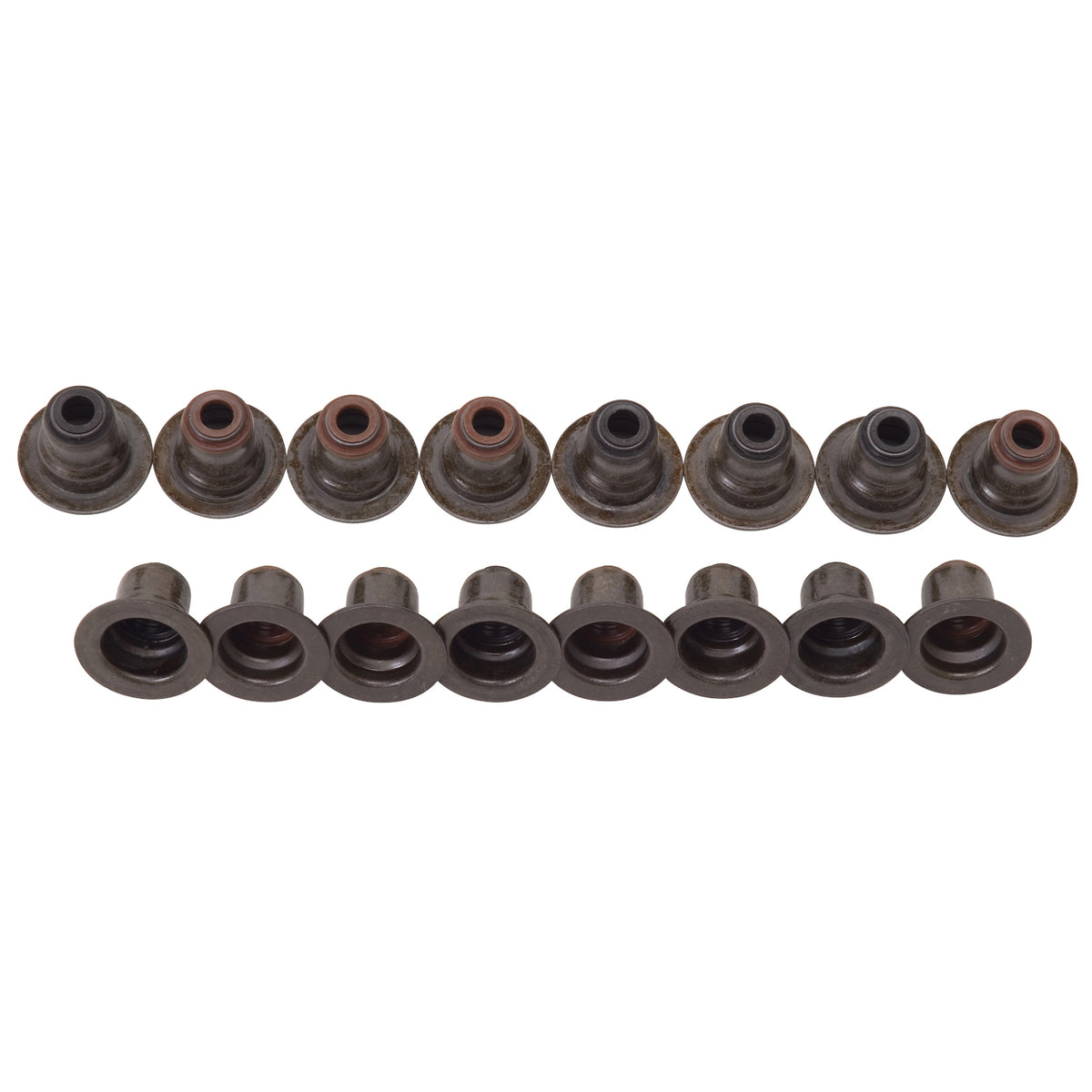 Edelbrock Spring Seat Locator/Seal Kit for Cylinder Heads Using 8mm Valves w/ 1 30In Beehive Springs - 5766