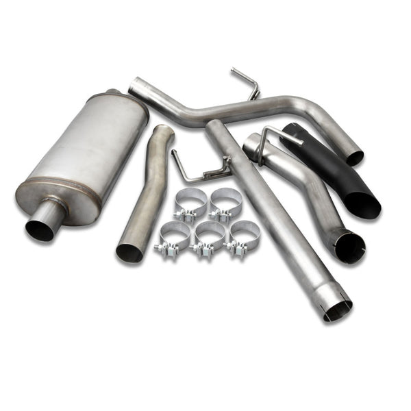 JBA 18-20 Jeep Gladiator JT 3.6L 304SS Single Rear Exit Cat-Back Exhaust - 30-1543 for 2020-2021 Jeep Gladiator - front view