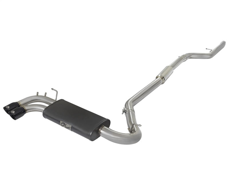 aFe MACHForce XP Exhausts Cat-Back SS-304 w/ Black Tips 12-16 BMW 328i/428i (F30/F32) (t) N20 - 49-36329-B