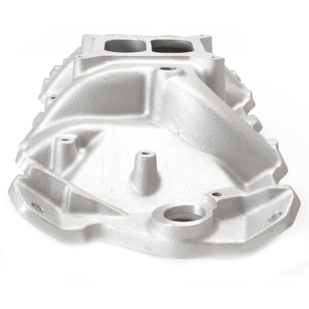 Edelbrock Chevy SB Performer RPM Intake Manifold - Black Plasma Finish - 7101-BP