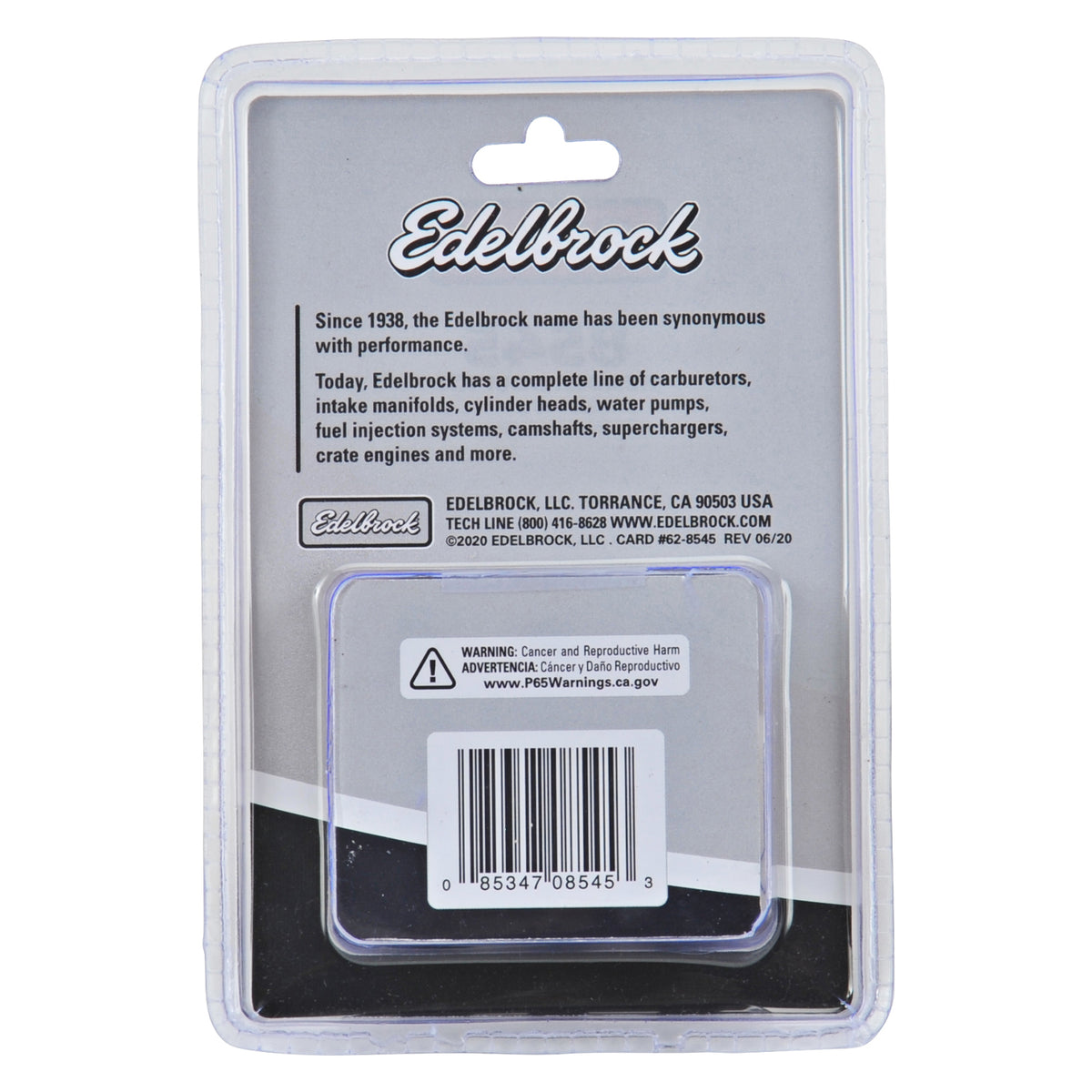 Edelbrock Exhaust Header Bolts 3/8in-16 X 3/4in, Black Oxide (Set Of 12) - 8545
