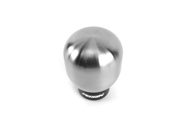 Perrin BRZ/FR-S/86 Brushed Barrel 1.85in Stainless Steel Shift Knob - PSP-INR-131-2 by Perrin Performance - front view
