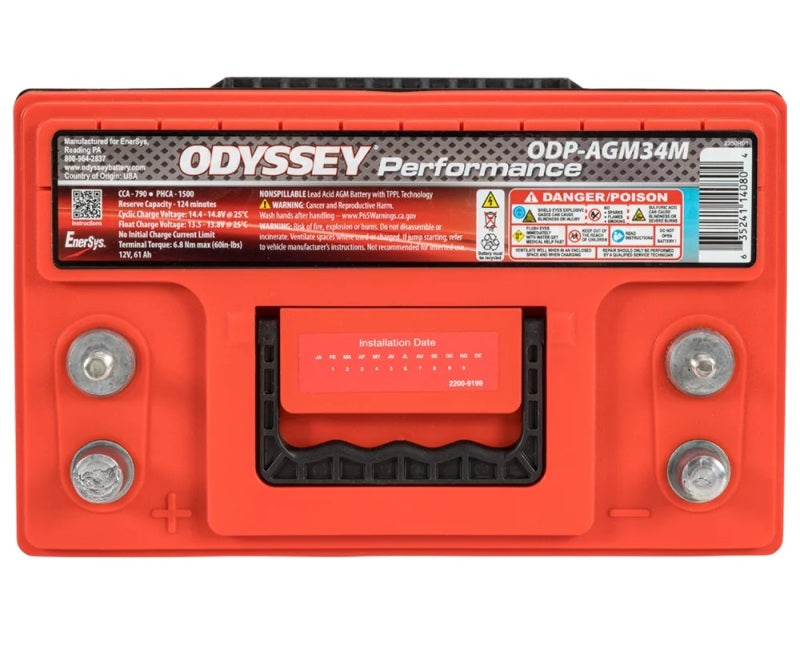 Odyssey Battery Marine/RV Performance AGM Battery (34M-710) - ODP-AGM34M