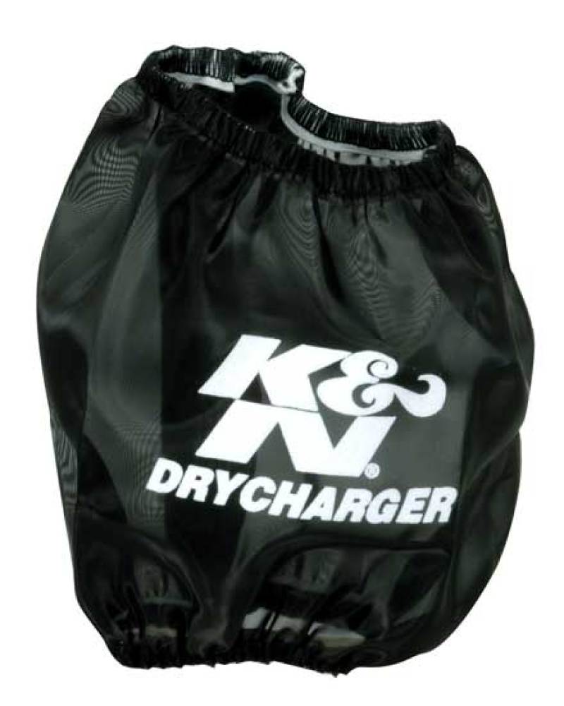 K&N Drycharger Air Filter Wrap-Round Tapered Black 4.75in Base ID x 4.5in Top ID x 4.75in H - HA-6806DK for 2006-2016 Honda T