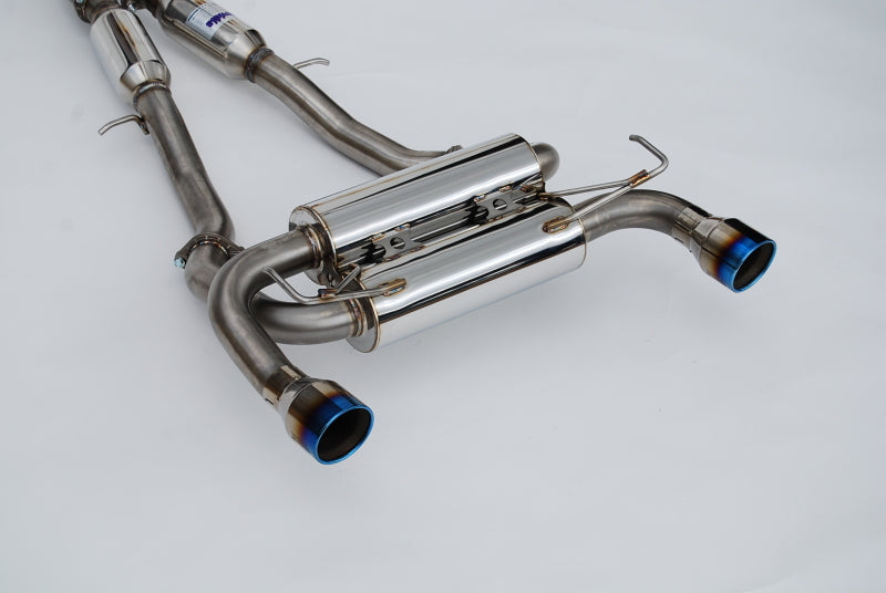 Invidia 2022+ Nissan Z 70mm Gemini Cat Back Exhaust - Rolled TI Tips - HS22N4Z7GM1RTL