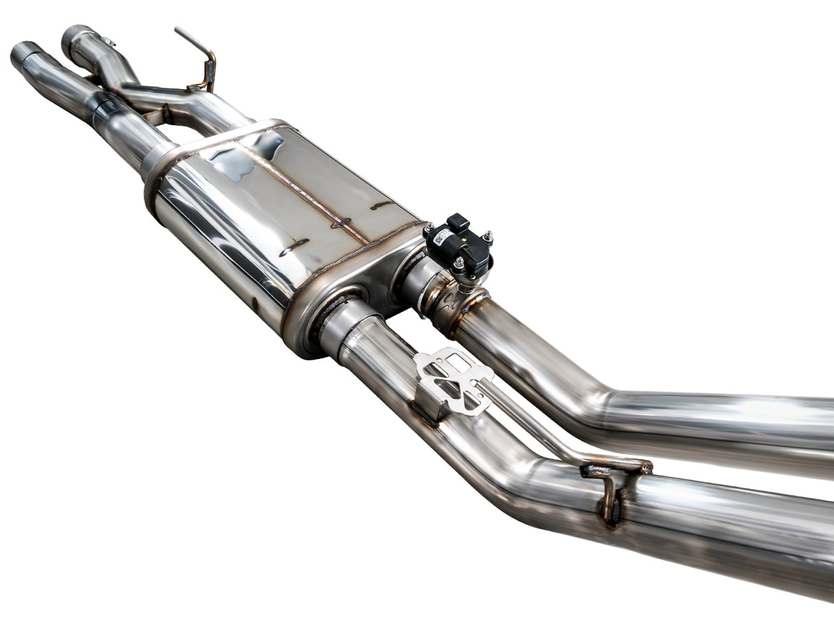 AWE Gen 3 Raptor SwitchPath Exhaust  - Chrome Silver Tips - 3025-32356