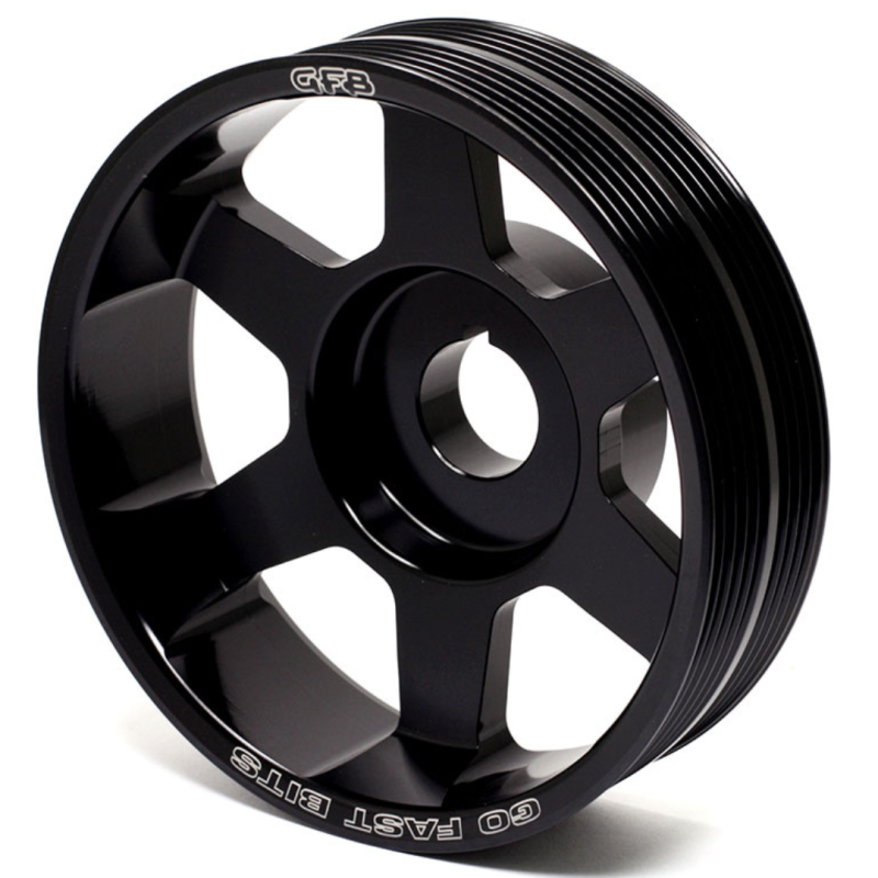 GFB 02-10+ WRX/STI Crank Pulley (Not Under-Drive) - 2009 for 1994-2014 Subaru Impreza - detail view