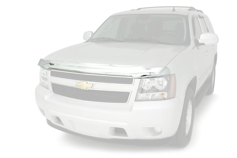 AVS 15-18 Cadillac Escalade High Profile Hood Shield - Chrome - 680160