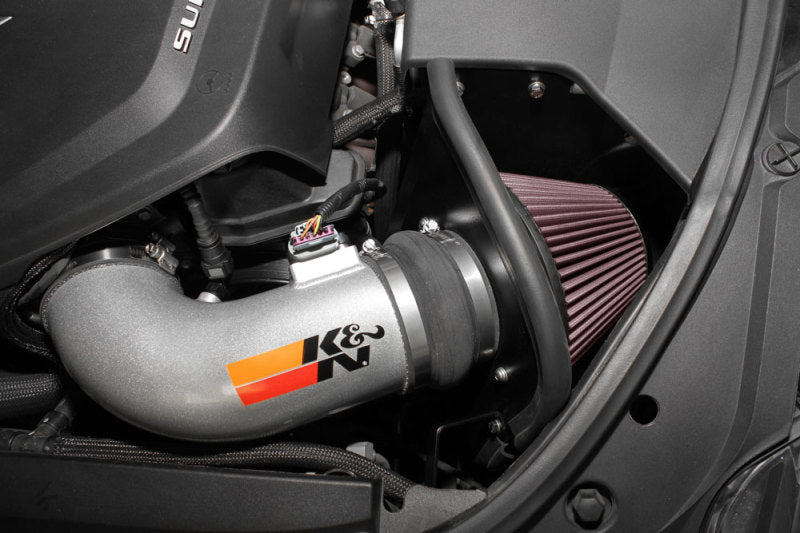 K&N 09-15 Cadillac STS-V 6.2L V8 Typhoon Performance Intake - 69-4530TS for 2009-2015 Cadillac CTS - detail view