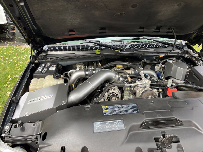 Wehrli 01-04 GM Duramax LB7 4in Intake Kit - Bengal Grey - WCF100190-BG
