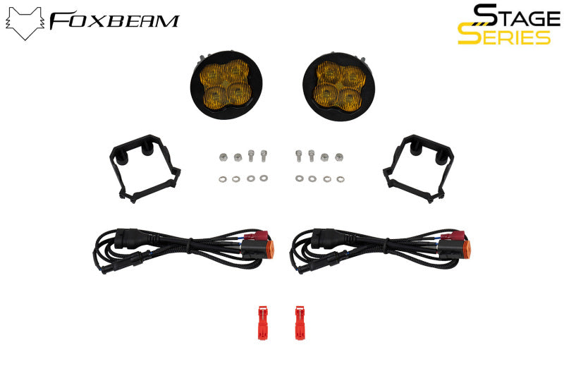 Diode Dynamics Yellow Sport SS3 Type Forester Fog Light Bracket Kit - DD8042