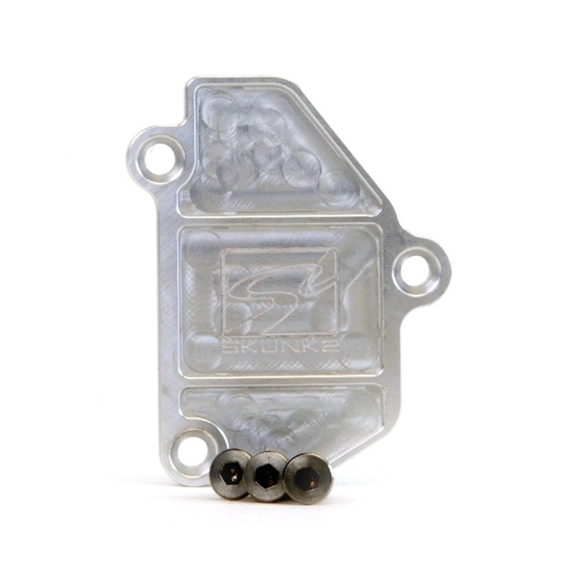 Skunk2 B-Series VTEC Hard Anodized Block Off Plate - 639-05-0600 for 1990-2001 Acura Integra - front view