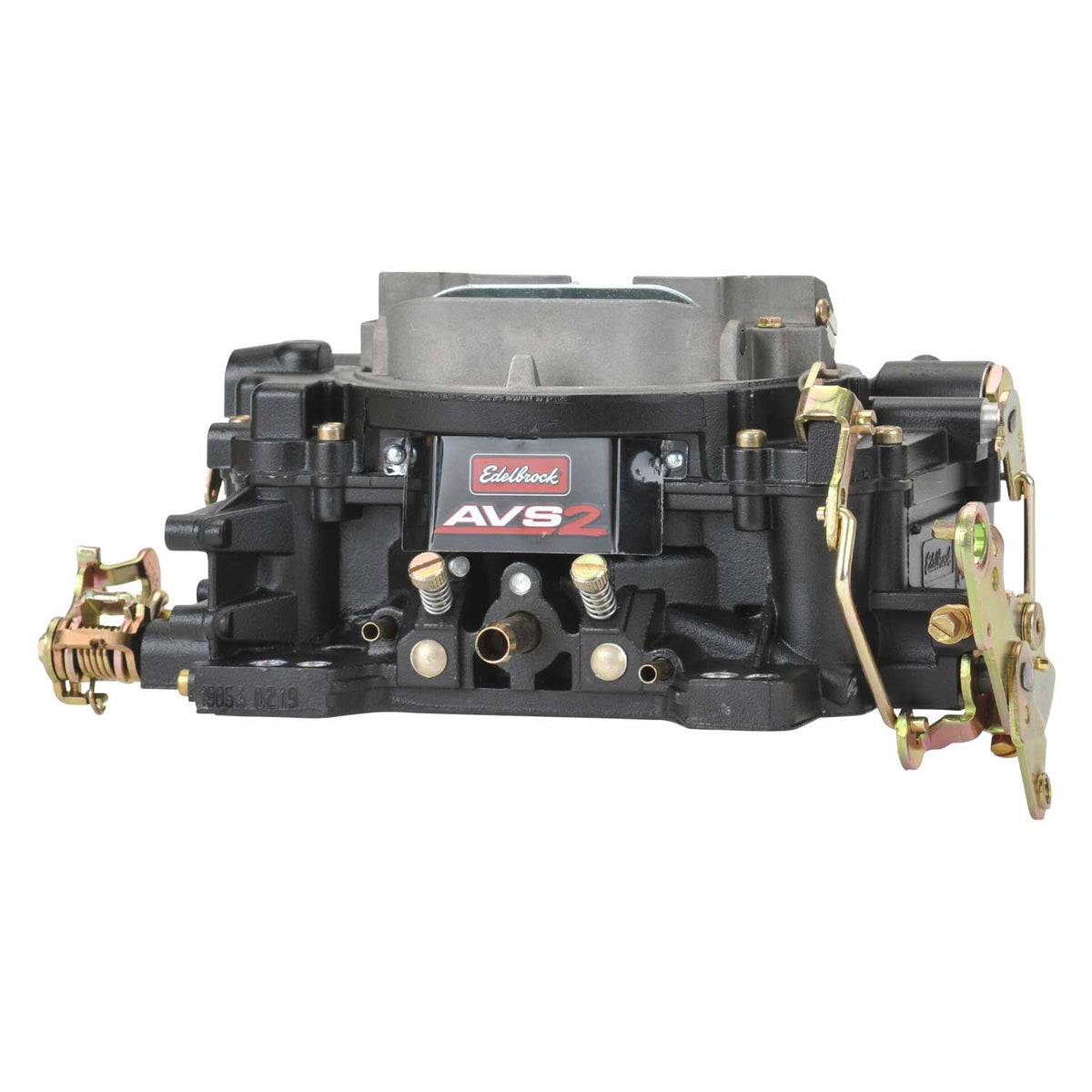 Edelbrock Carburetor AVS2 Series 650 CFM Manual Choke Black Powder Coated (Non-EGR) - 19053