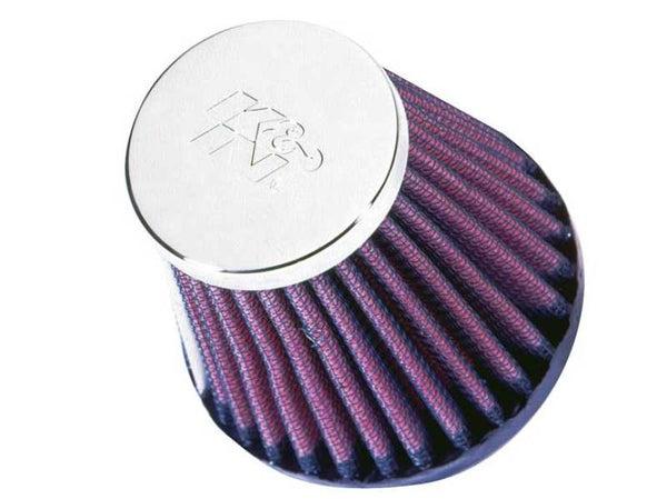 K&N Universal Clamp-On Air Filter 2in FLG / 3-1/8in B / 2in T / 3in L - RC-2580 by K&N Engineering - front view