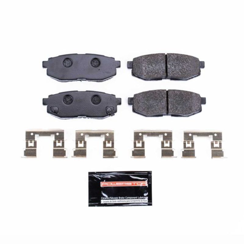 Power Stop 13-16 Scion FR-S Rear Track Day Brake Pads - PST-1124 for 2013-2024 Subaru BRZ - front view