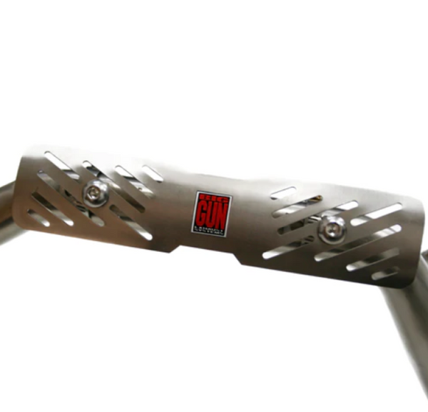 Big Gun Universal Mini Heat Shield w/ Hardware - 40-H01 - front view