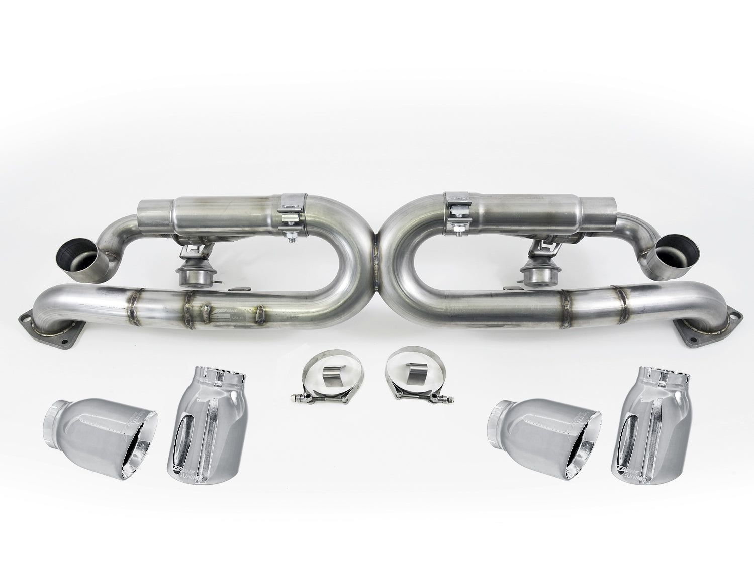 AWE Tuning Porsche 991 SwitchPath Exhaust for Non-PSE Cars Chrome Silver Tips - 3025-42012