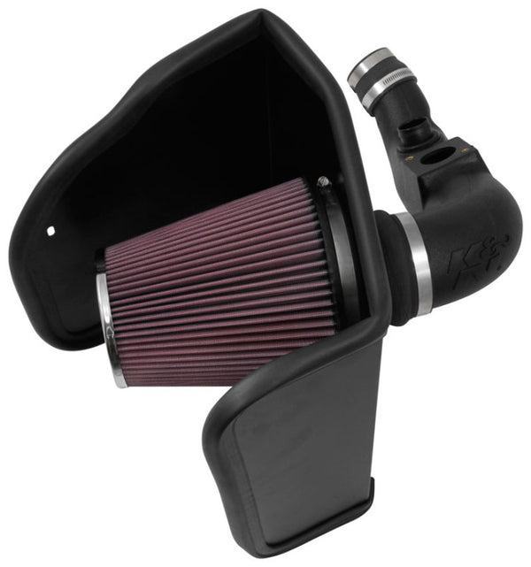 K&N 16-17 Chevrolet Colorado L4-2.8L DSL Aircharger Performance Intake Kit - 63-3095 for 2016-2022 Chevrolet Colorado - front