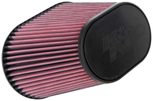 K&N Universal Clamp-On Air Filter 7in x 5-3/16in Flange 10in x 6-1/4in B 6-3/4in x 4-1/2in T 8in H - RU-5292 by K&N Engineeri