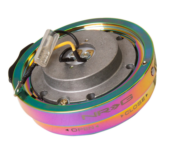 NRG Thin Quick Release - Chrome Neochrome - SRK-400MC - front view