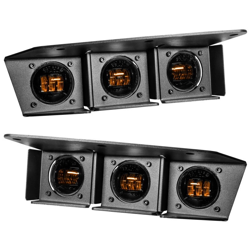 Oracle High 21-22 Ford Bronco Triple LED Fog Light kit for Steel Bumper SEE WARRANTY - 5890-005