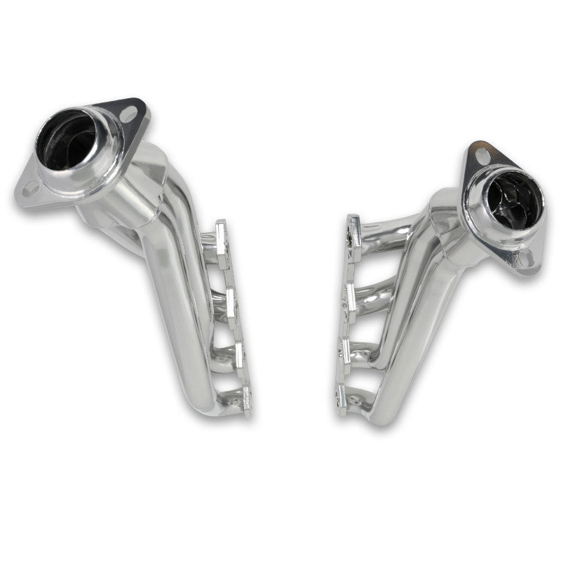 JBA 65-73 Ford Mustang 260-302 SBF 1-5/8in Primary Silver Ctd Mid Length Header - 1650SJS