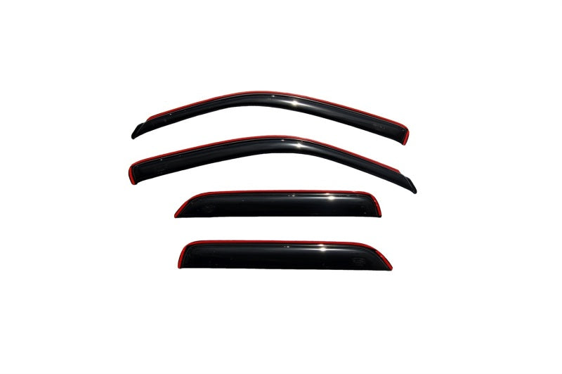 AVS 01-07 Ford Escape Ventvisor In-Channel Front &amp; Rear Window Deflectors 4pc - Smoke - 194059
