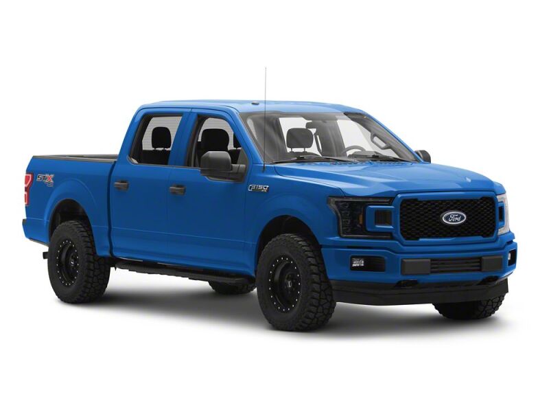 Raxiom 18-20 Ford F-150 CXR Series V2 LED Headlights- Black Housing- Clear Lens - T593905 - close-up view