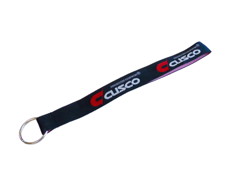 Cusco Keychain with Ring - Black Strap with Cusco Logo - CUS KYR BK