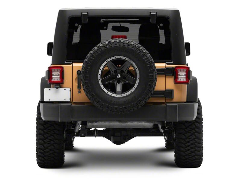 Raxiom 07-18 Jeep Wrangler JK LED Tail Lights- Clear Housing- Clear Lens - J178643 - close-up view 2