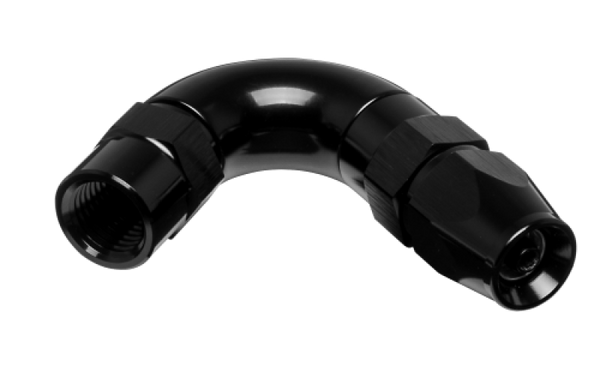 Vibrant -3AN 120 Degree High Flow Hose End Fitting for PTFE Lined Flex Hose - Aluminum - 28203 by Vibrant