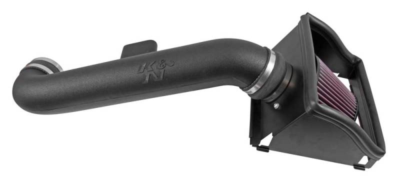 K&N 2015 Ford F-150 5.0L V8 Performance Intake Kit - 57-2591 for 2015-2017 Ford F 150 - front view