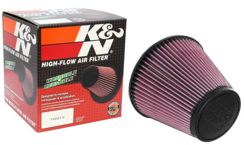 K&amp;N Universal Air Filter 6in Flange / 7-1/2in Base / 4-1/2in Top / 6-1/2in Height - RU-5107