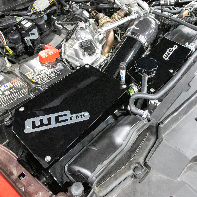 Wehrli 20-25 Ford Power Stroke 6.7L 4in Intake Kit - Cat Yellow - WCF100282-CAT