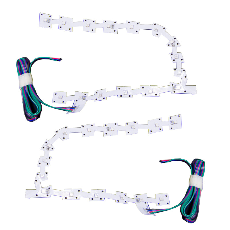 Oracle 11-19 Chrysler 300C DRL Upgrade w/ Halo Kit - ColorSHIFT w/ 2.0 Controller SEE WARRANTY - 2642-333