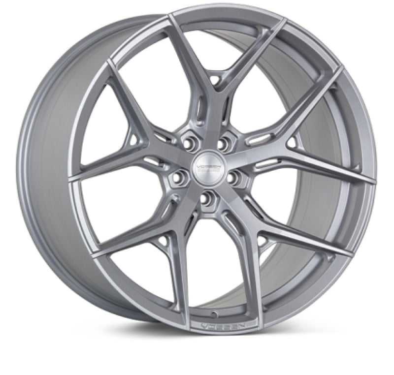 Vossen HF5 - 21x9.5 - ET16 - 5x112 - 66.56 - DEEP - SS - Satin Silver Wheel - HF5-1M013