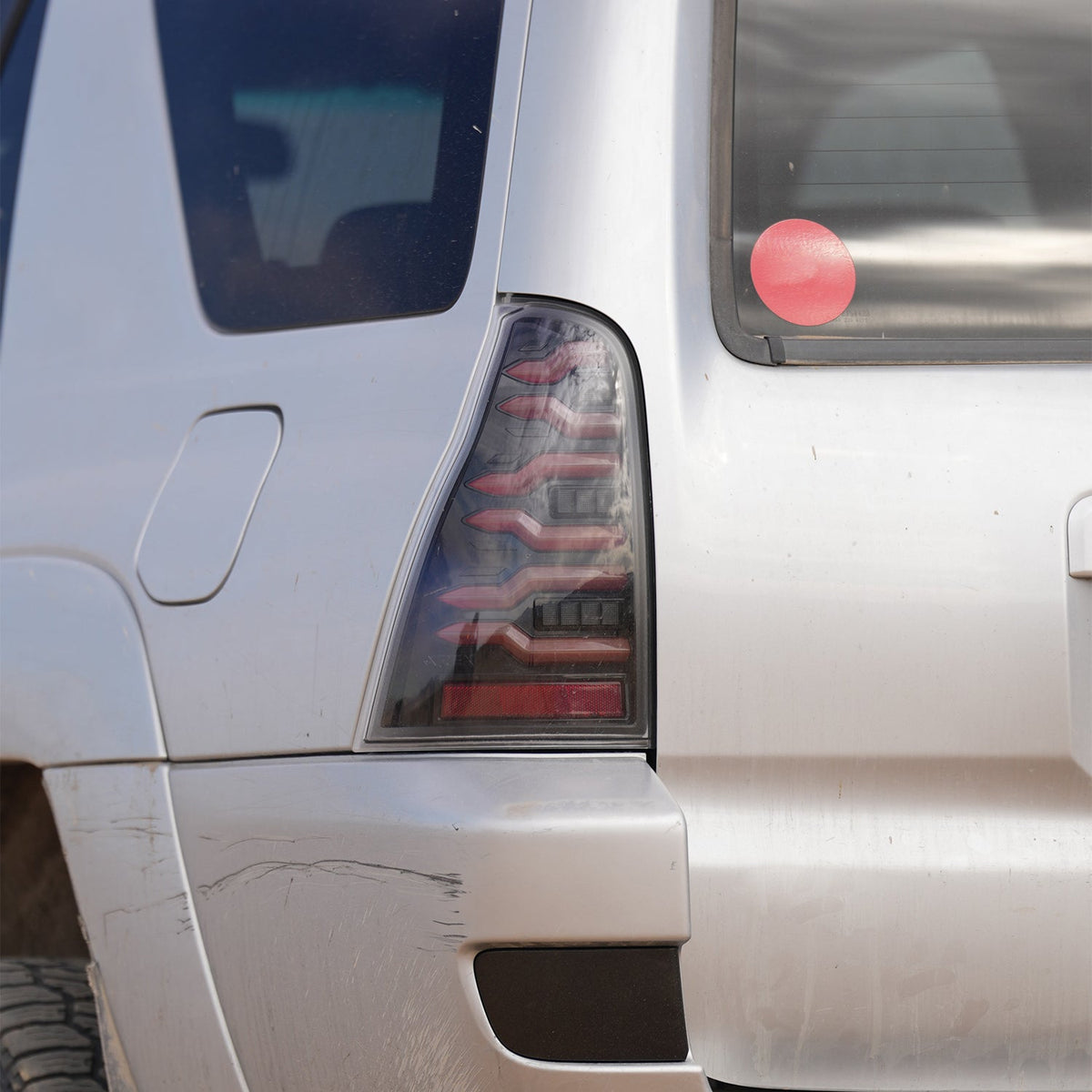AlphaRex 03-09 Toyota 4Runner LUXX-Series LED Tail Lights- Black - 690060 for 2003-2009 Toyota 4Runner - side view