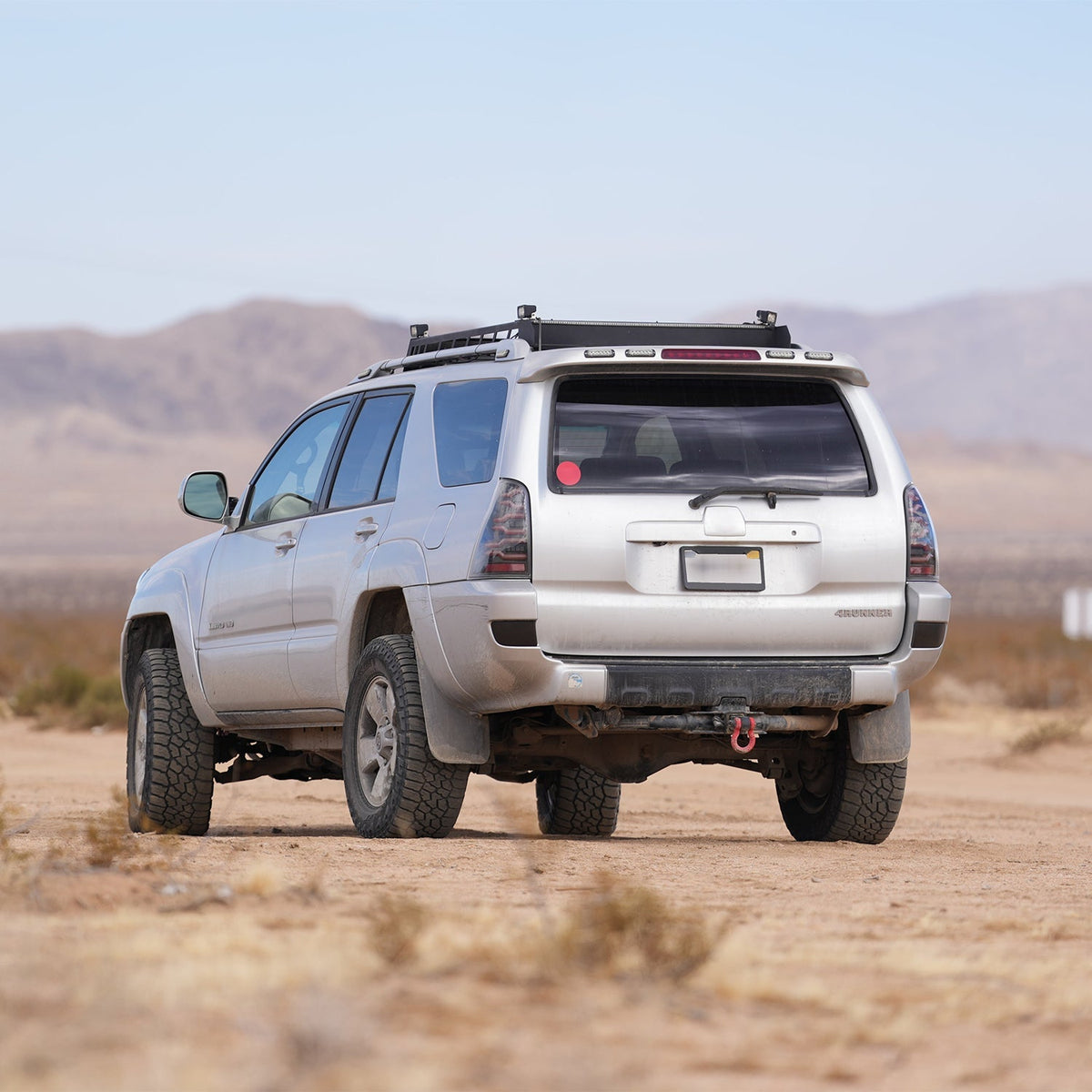 AlphaRex 03-09 Toyota 4Runner LUXX-Series LED Tail Lights- Black - 690060 for 2003-2009 Toyota 4Runner - installed view