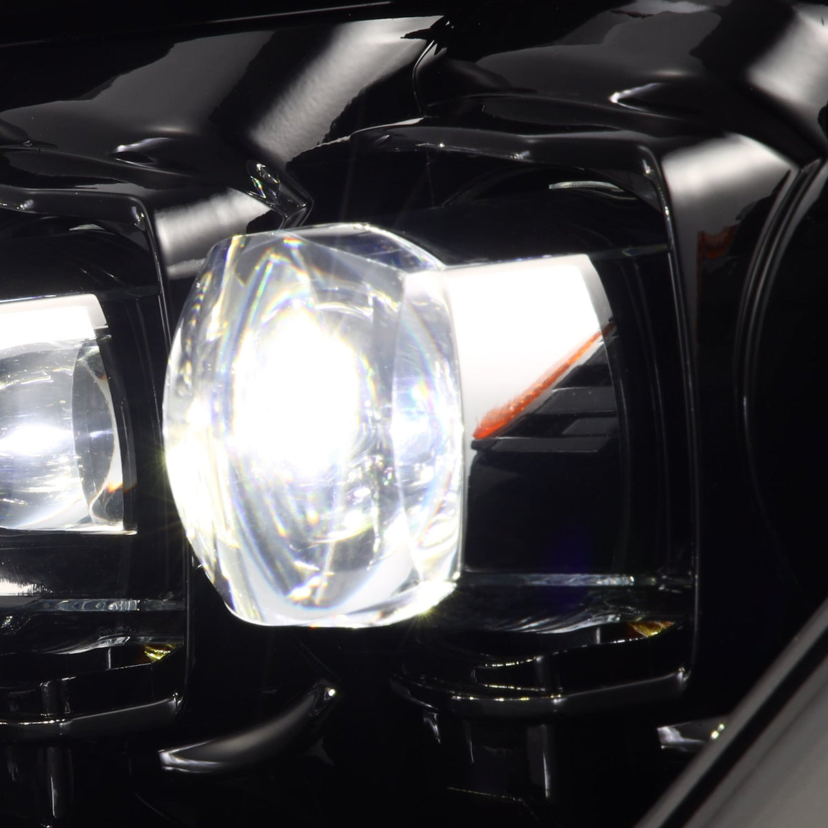 AlphaRex 03-09 Toyota 4Runner NOVA LED Proj Headlights Alpha Black w/Activ Light/Seq Signal/SB DRL - 880372 for 2003-2009 Toy