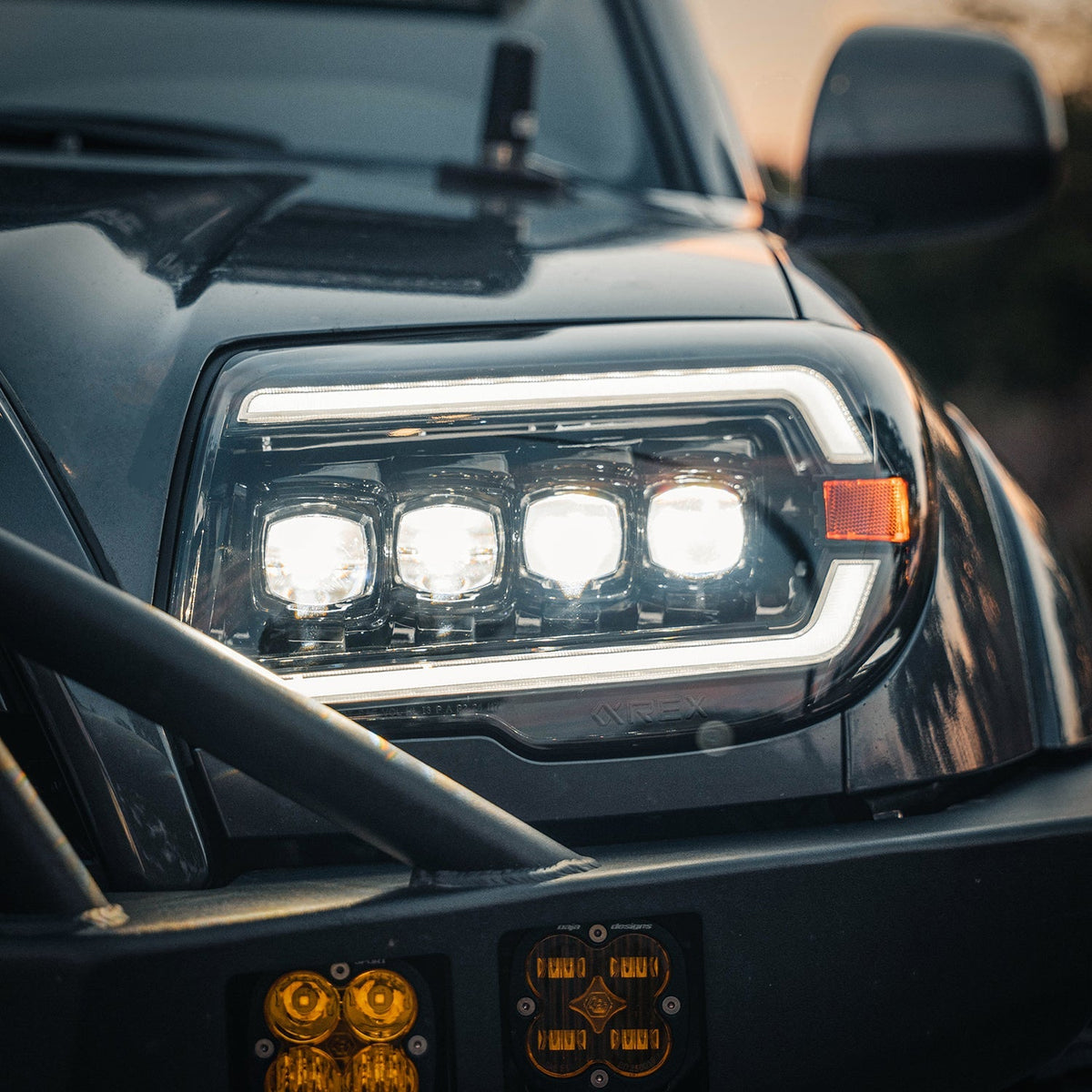 Alpharex 03-09 Toyota 4Runner NOVA-Series Projector Headlights - 880369 by AlphaRex - detail view