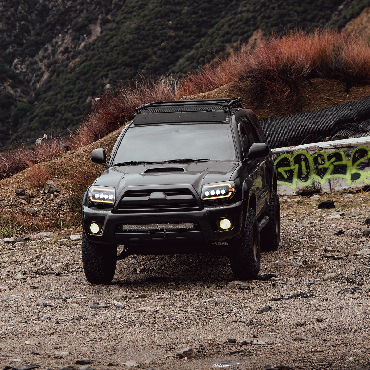 Alpharex 03-09 Toyota 4Runner NOVA-Series Projector Headlights - 880369 by AlphaRex - front view
