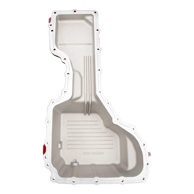 Wehrli 20-26 GM Duramax WCFab X PPE High Capacity Aluminum Oil Pan - WCFab Red - WCF100134-RED
