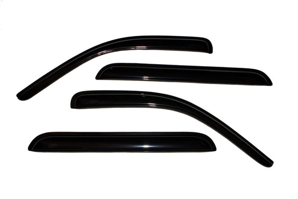 AVS 98-03 Dodge Durango Ventvisor Outside Mount Window Deflectors 4pc - Smoke - 94119 for 1998-2003 Dodge Durango - front vie