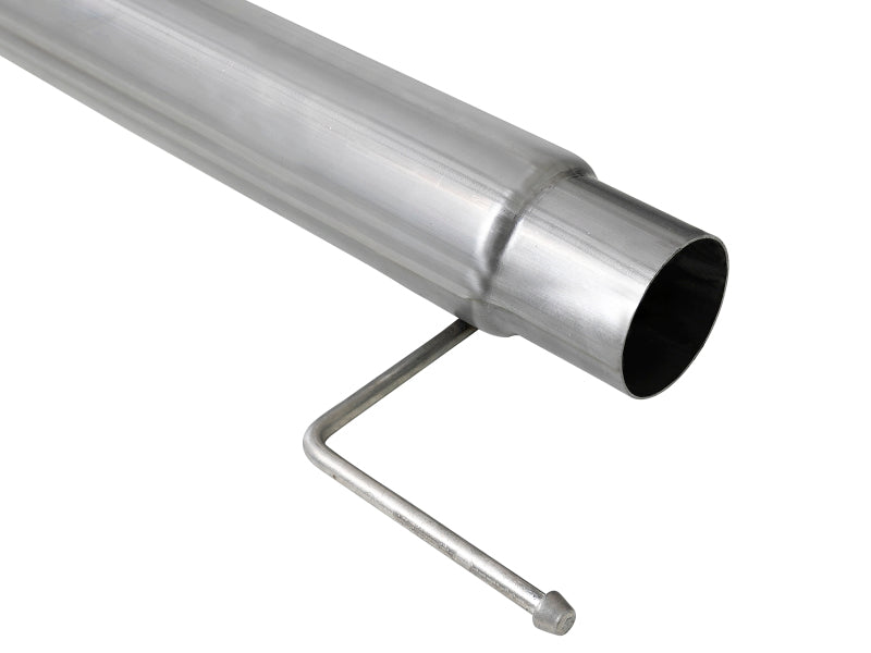 aFe Atlas 4in Aluminized Steel DPF-Back Exh 18-19 Ford F-150 V6-3.0L (td) w/ Polished Tip - 49-03106-P
