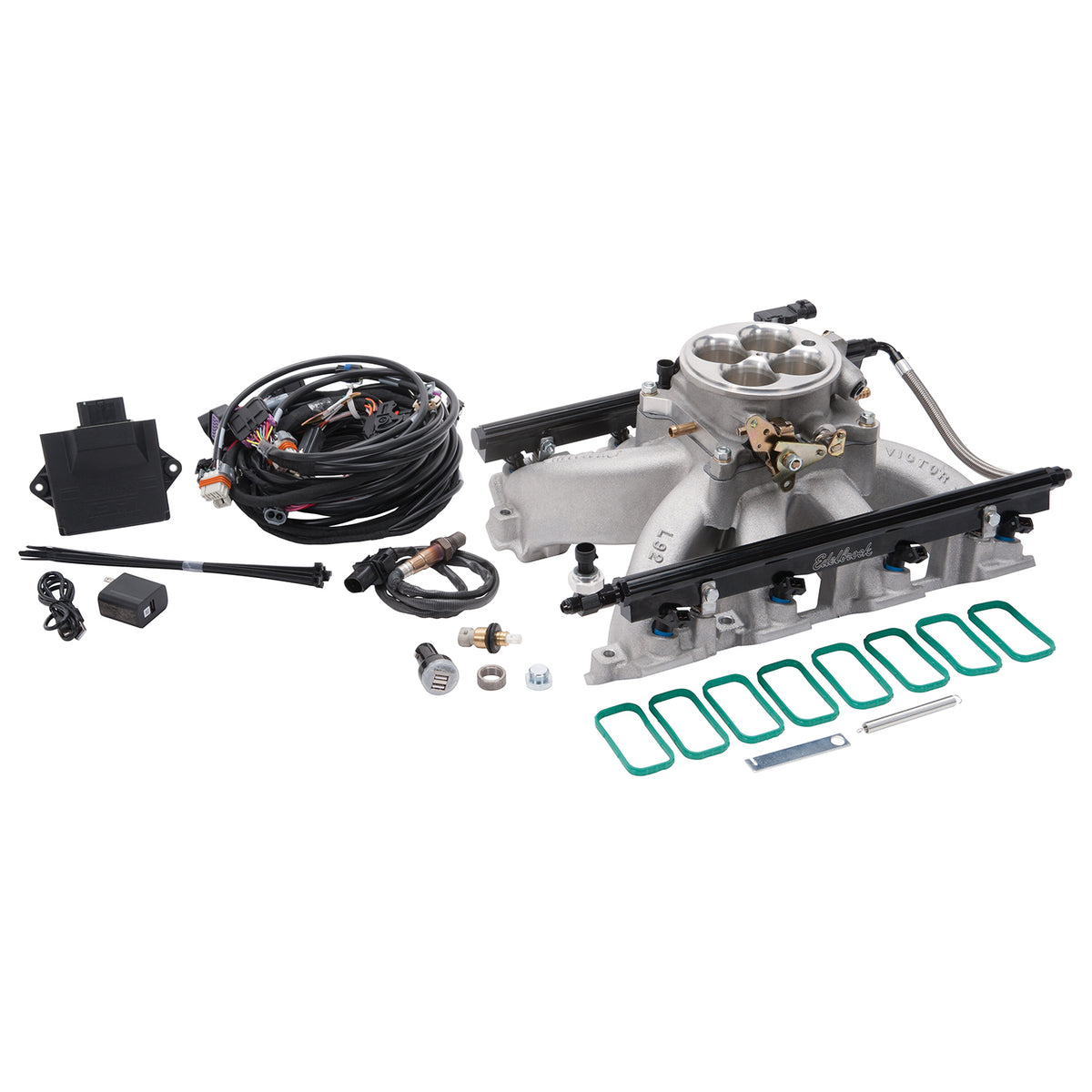 Edelbrock Pro Flo 4 EFI System Seq Port LS Gen III/IV Victor Jr Rect Port 550 HP Max 35lb/hr - 35740